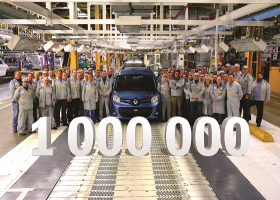 The Millionth Kangoo rolls out of Renault's Maubeuge Plant 