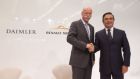 Carlos Ghosn and Dieter Zetsche press briefing