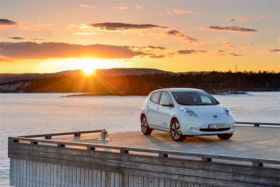 100% electric Nissan LEAF is top selling car in Norway for October