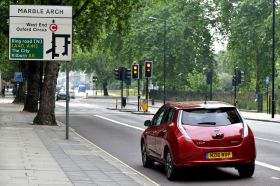 All-electric Nissan LEAF joins Uber London for air quality project