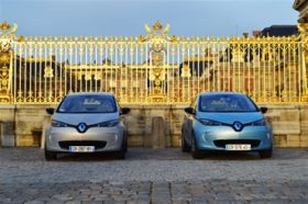 Renault Zoe celebrates first birthday in style at Versailles