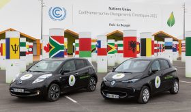  Renault-Nissan Alliance electric vehicle fleet covers 175,000 zero-emission km during COP21 