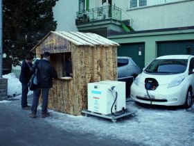 Why Nissan LEAF is giving Davos visitors a warm glow