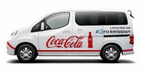 Coca-Cola in Japan to test Nissan e-NV200 100% electric commercial vehicle 