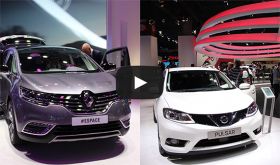 Renault and Nissan stars at the Paris Motor Show