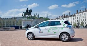 Renault ZOE serving employees of Lyon City Hall