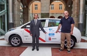 Nissan delivers first all-electric taxis to Barcelona and Madrid