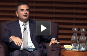 Carlos Ghosn shares insights into his business leadership