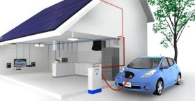 Nissan begins testing energy supply & demand management system using LEAF EVs and "LEAF to Home" power system