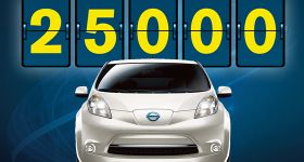 Nissan LEAF crosses 25,000 U.S. sales milestone