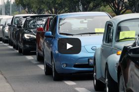 New world record set with the Nissan LEAF in the lead