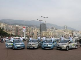 Renault ZOE takes the top four places in the 6th Zenn Monte-Carlo Rally