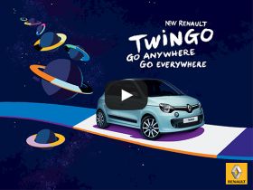 "Go anywhere, go everywhere" with New Twingo