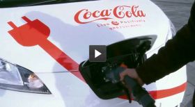 Coca-Cola tests Nissan's electric van in Japan