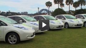 Sydney provides city employees with a fleet of Nissan LEAFs