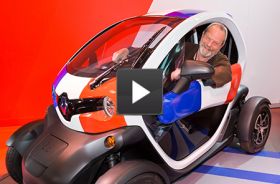 Twizy hits the screens in the new film by Terry Gilliam