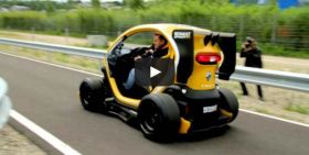 Sebastian Vettel test drives EVs for first time with Renault