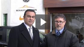 Hot chocolate, hot topics: CEO Carlos Ghosn discusses emerging markets and zero-emission cars in Davos